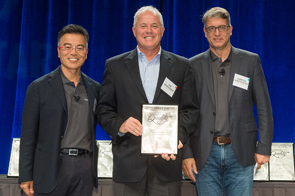 Daimler Trucks North America 2016 Masters of Quality Award